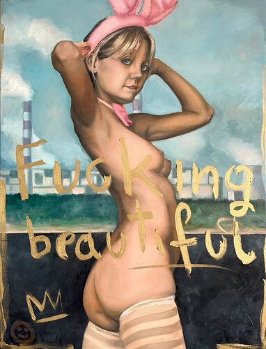 FCKN Masterpiece van Marek Działek, Schilderij te koop op Singulart