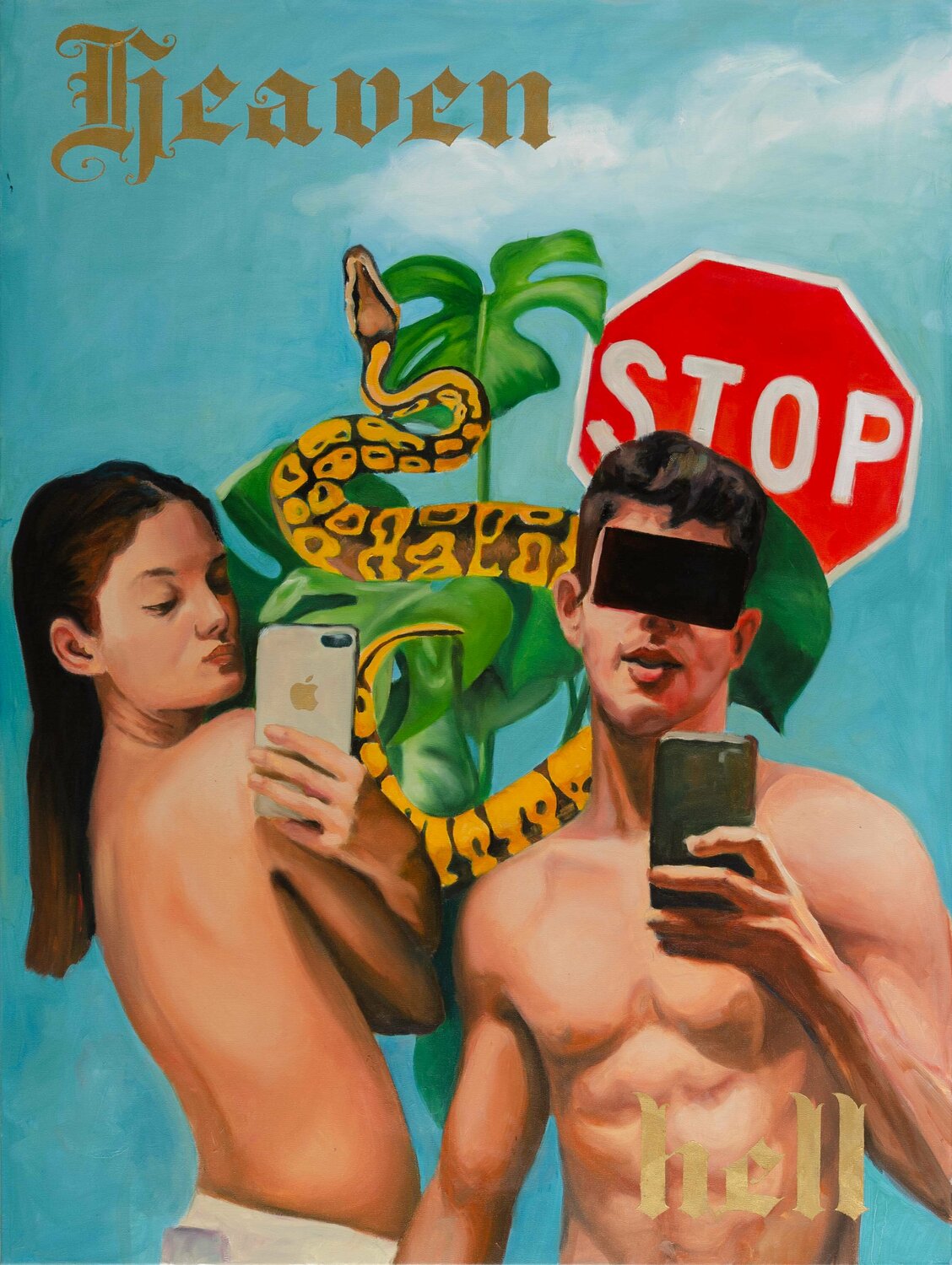 Heaven Marek Działek Original painting for sale