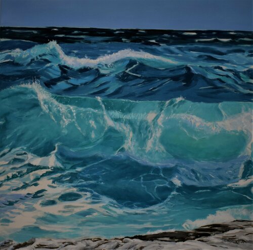 Das Meer  II van Ela Köhler, Schilderij te koop op Singulart