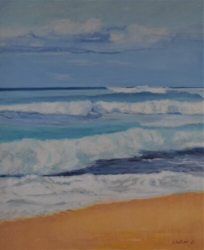 Wasser und Himmel di Ela Köhler, Pittura in vendita su Singulart