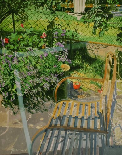 Im Garten III di Ela Köhler, Pittura in vendita su Singulart