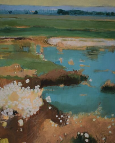 " Moor - Landschaft " van Ela Köhler, Schilderij te koop op Singulart