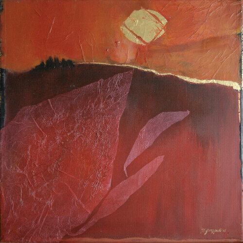 Soleil d'or (JMSG-302) van Jean Michel Stanislas GARCZYNSKI, Schilderij te koop op Singulart