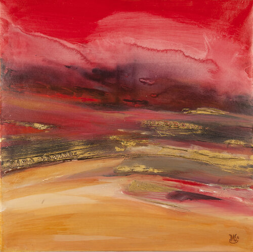 Couchant sur la cité oubliée  (JMSG-1374) van Jean Michel Stanislas GARCZYNSKI, Schilderij te koop op Singulart