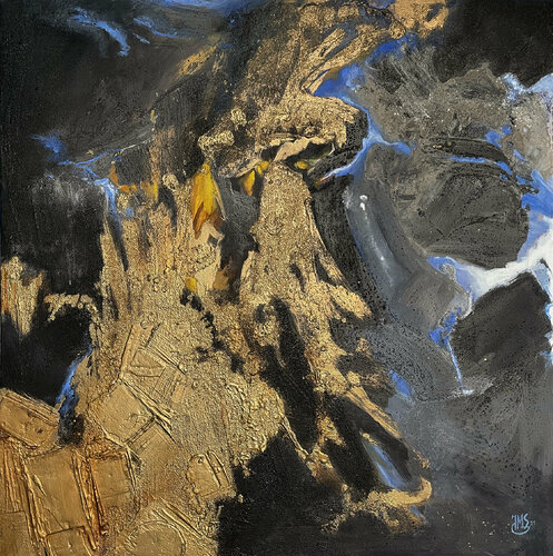 Tout l'or du monde  (JMSG-1601) van Jean Michel Stanislas GARCZYNSKI, Schilderij te koop op Singulart