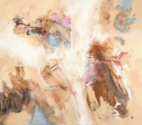 La lumière au bout du désert  (JMSG 1626) van Jean Michel Stanislas GARCZYNSKI, Schilderij te koop op Singulart