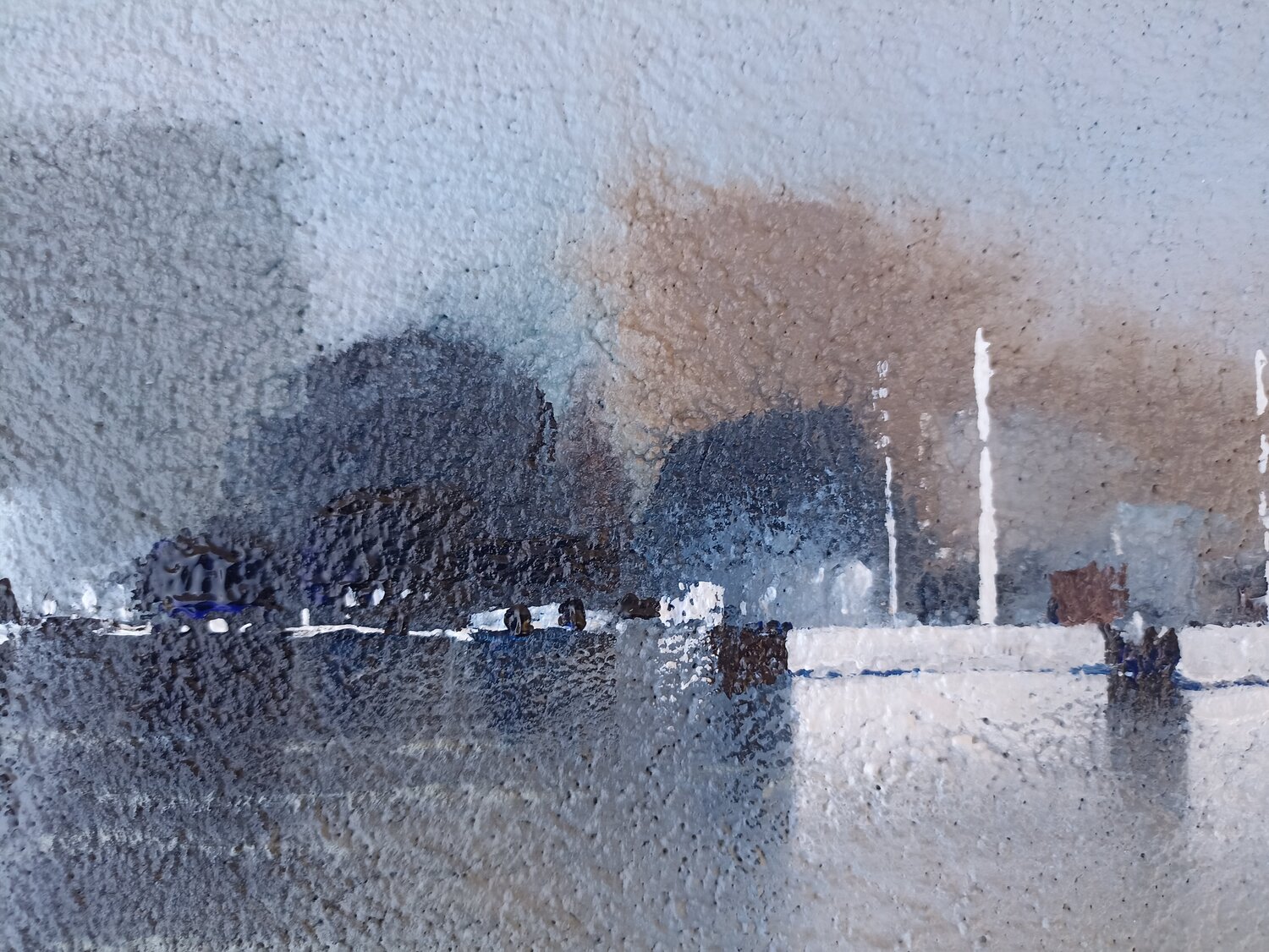 Douceur lumineuse von Jean Marc Faraut (2023) Malerei Acryl auf