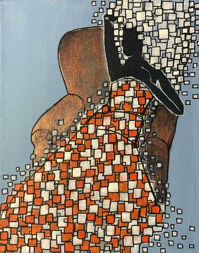 BIG HAIR No. 3 van Carol Zsolt, Schilderij te koop op Singulart