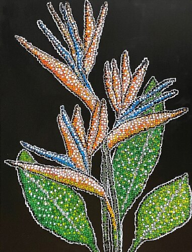BIRD OF PARADISE von Carol Zsolt, Malerei kaufen auf Singulart