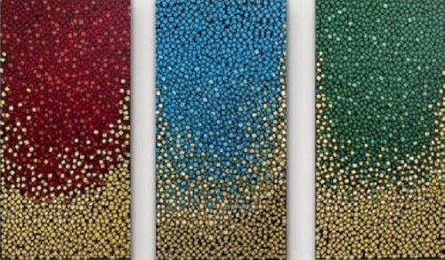 EARTH, WIND AND FIRE - TRIPTYCH von Carol Zsolt, Malerei kaufen auf Singulart