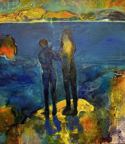Evening shore van tage fredheim, Schilderij te koop op Singulart