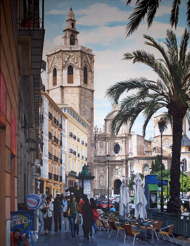 El Micalet di Francesc Marco, Pittura in vendita su Singulart