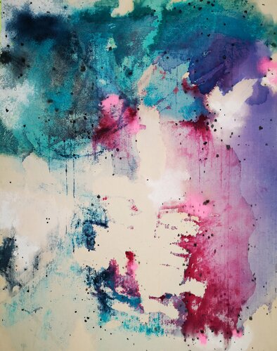 written by the universe, she said van Sarah Inhoffen, Schilderij te koop op Singulart