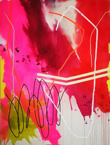 Upbeat van Sarah Inhoffen, Schilderij te koop op Singulart