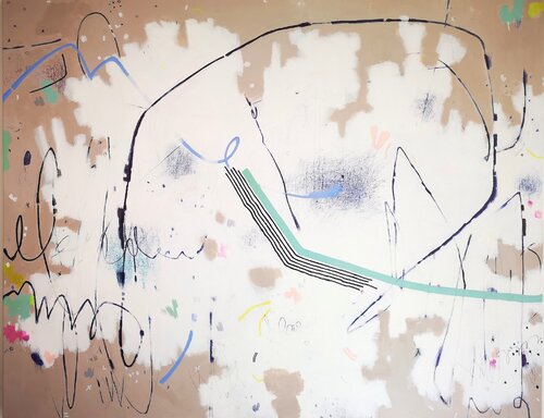 offwave van Sarah Inhoffen, Schilderij te koop op Singulart