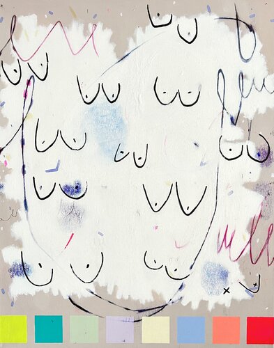 Vanilla Shake van Sarah Inhoffen, Schilderij te koop op Singulart
