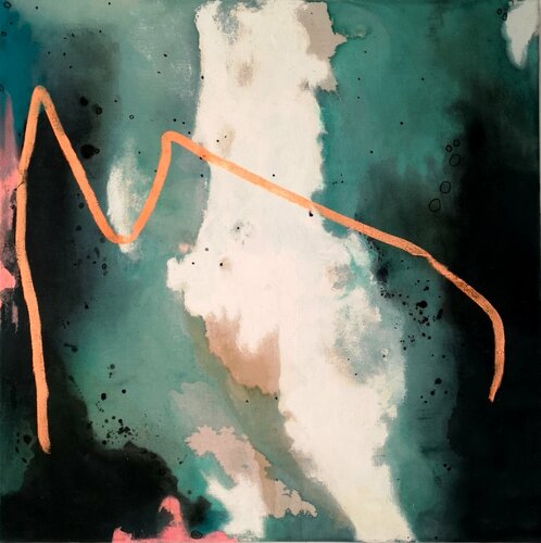 let it flow di Sarah Inhoffen, Pittura in vendita su Singulart