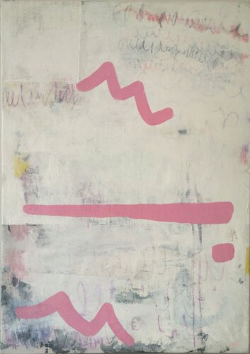 Repaint pink van Sarah Inhoffen, Schilderij te koop op Singulart