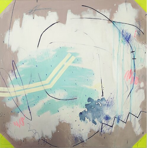 into the blue di Sarah Inhoffen, Pittura in vendita su Singulart