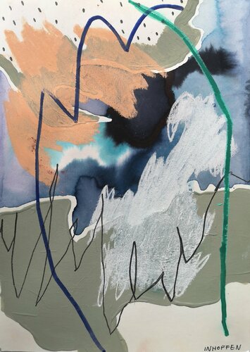 Walk 1 van Sarah Inhoffen, Werk op papier te koop op Singulart