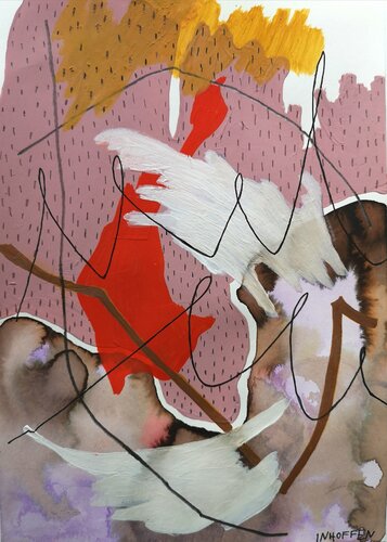 Walk 2 van Sarah Inhoffen, Werk op papier te koop op Singulart