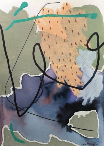 Walk 4 van Sarah Inhoffen, Werk op papier te koop op Singulart