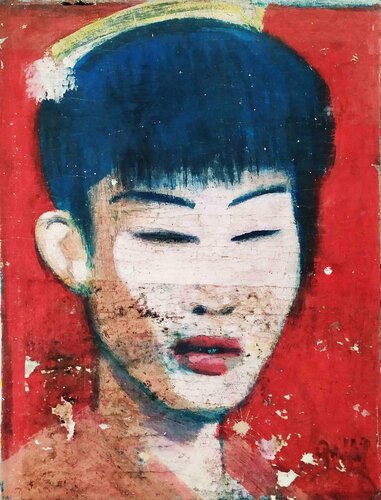 Japanese lady von Giuseppe Valia, Malerei kaufen auf Singulart