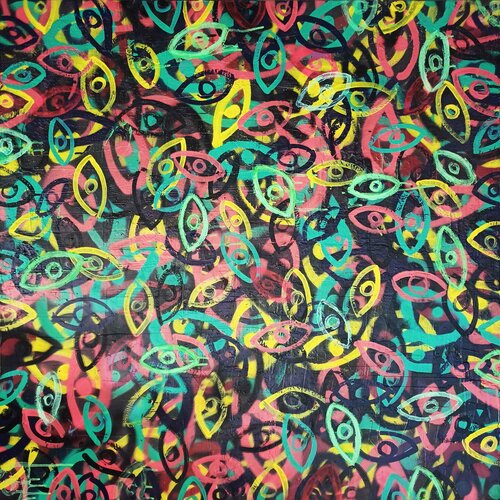 OBSERVED (glow in the dark) von Giuseppe Valia, Malerei kaufen auf Singulart