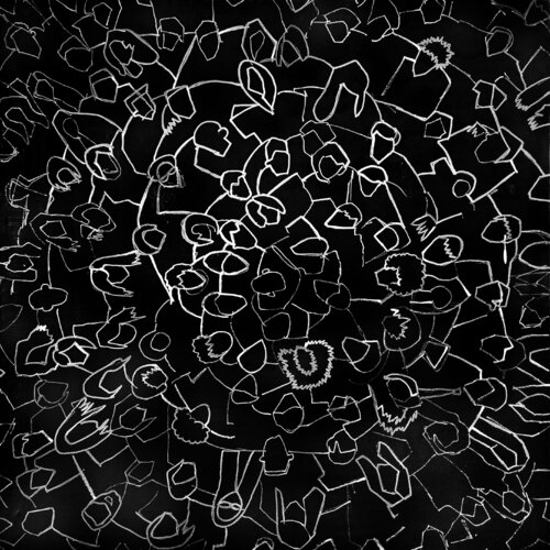 CROWD Black&White von Giuseppe Valia, Malerei kaufen auf Singulart