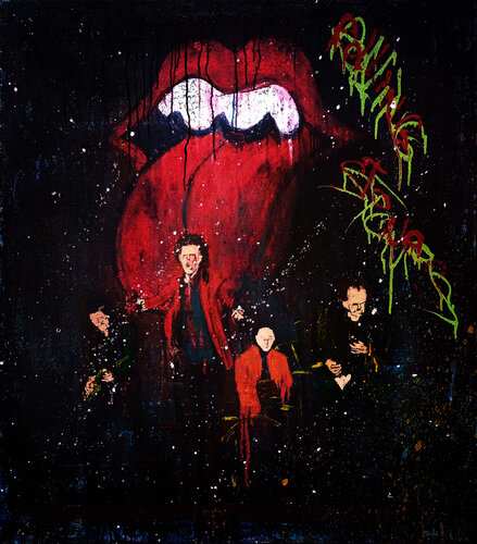 THE ROLLING STONES von Giuseppe Valia, Malerei kaufen auf Singulart