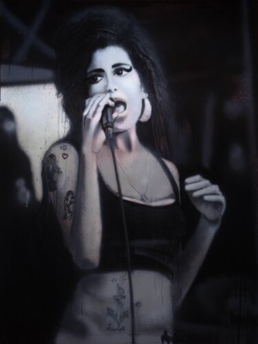 The 27 Club, Amy Winehouse von Giuseppe Valia, Malerei kaufen auf Singulart
