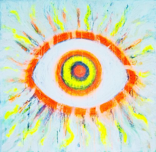Sun is in your eyes by Giuseppe Valia, 회화 for Sale on Singulart