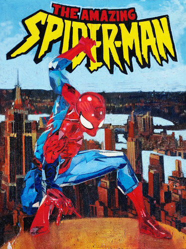 SPIDERMAN von Giuseppe Valia, Malerei kaufen auf Singulart