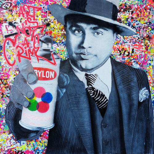 Is Art not a Crime? von Giuseppe Valia, Malerei kaufen auf Singulart