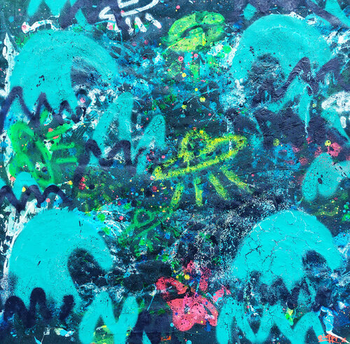 Meeting between the known and the unknown van Giuseppe Valia, Andere media te koop op Singulart