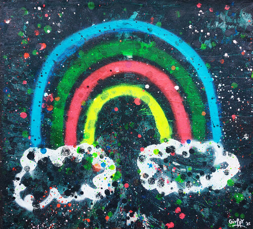 Good Vibes Only von Giuseppe Valia, Malerei kaufen auf Singulart