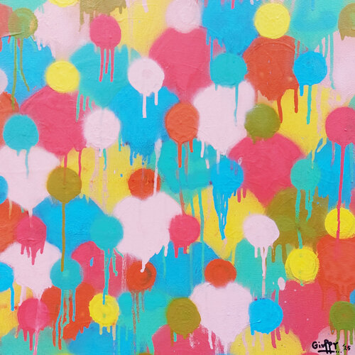 who is who? (Red,yellow,cyan) von Giuseppe Valia, Malerei kaufen auf Singulart