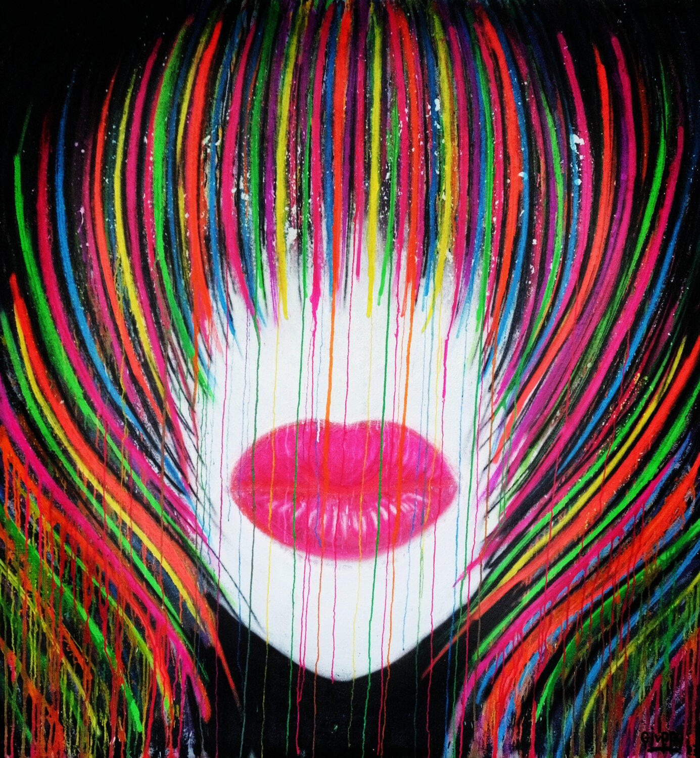 An emotional dive into her hair, her lips... Giuseppe Valia