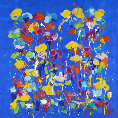 UN JARDIN SOUS LA MER van Sophie Petetin, Schilderij te koop op Singulart