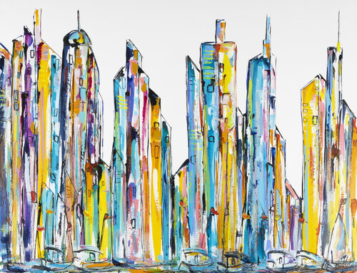 MANHATTAN SOUVENIR van Sophie Petetin, Schilderij te koop op Singulart