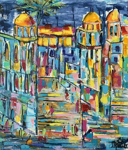 INDIANS DREAM par Sophie Petetin, Peinture en vente sur Singulart