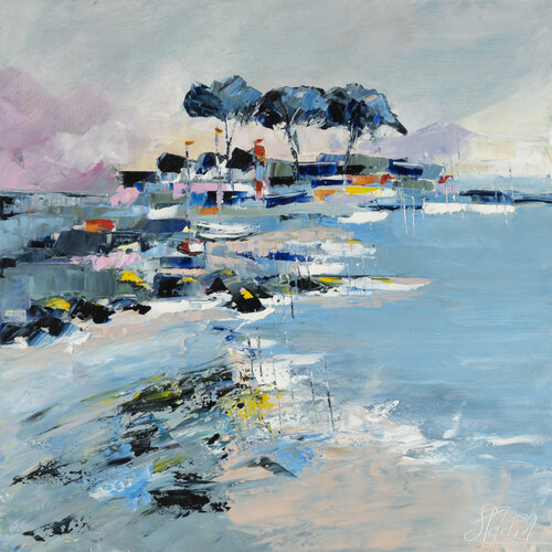 BRETAGNE,JOLI ENDROIT van Sophie Petetin, Schilderij te koop op Singulart