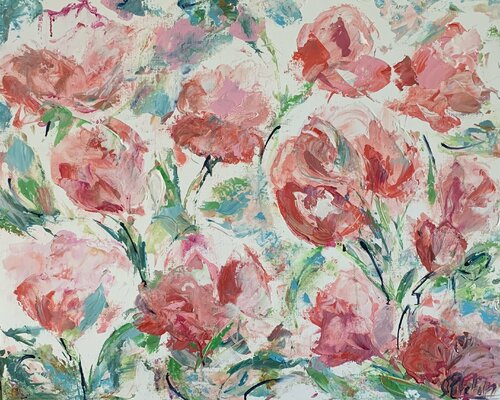 LA VIE EN ROE van Sophie Petetin, Schilderij te koop op Singulart
