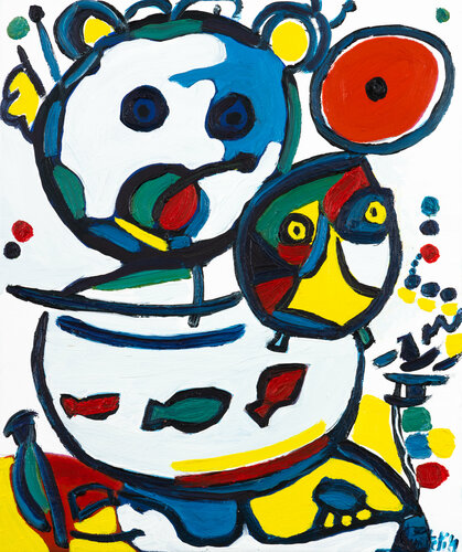 L'OURS POISSON van Sophie Petetin, Schilderij te koop op Singulart