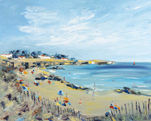 l'Ile d'Yeu fin d'été à la plage des Vieilles Sophie Petetin