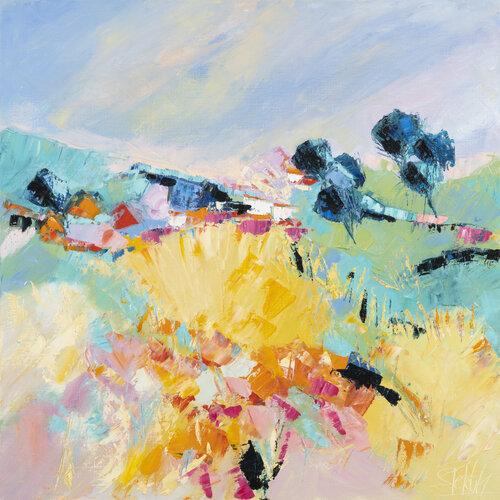 LOVELY PROVENCE, J'AIME TA COULEUR van Sophie Petetin, Schilderij te koop op Singulart