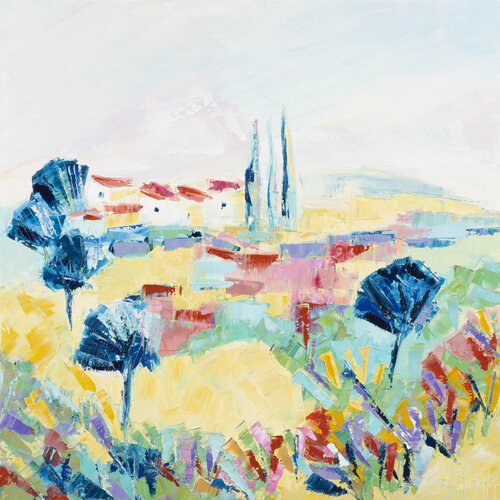 PROVENCE,UN MATIN DE DOUCEUR von Sophie Petetin, Malerei kaufen auf Singulart