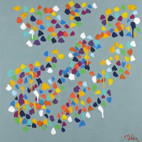 LES PETITES LUMIERES DE NOS VIES von Sophie Petetin, Malerei kaufen auf Singulart