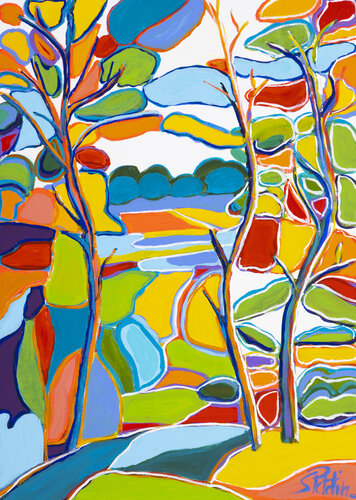 Mon jardin d'Eden von Sophie Petetin, Malerei kaufen auf Singulart