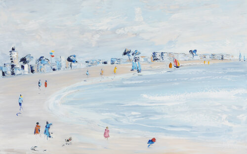 La Baule dans le vent di Sophie Petetin, Pittura in vendita su Singulart